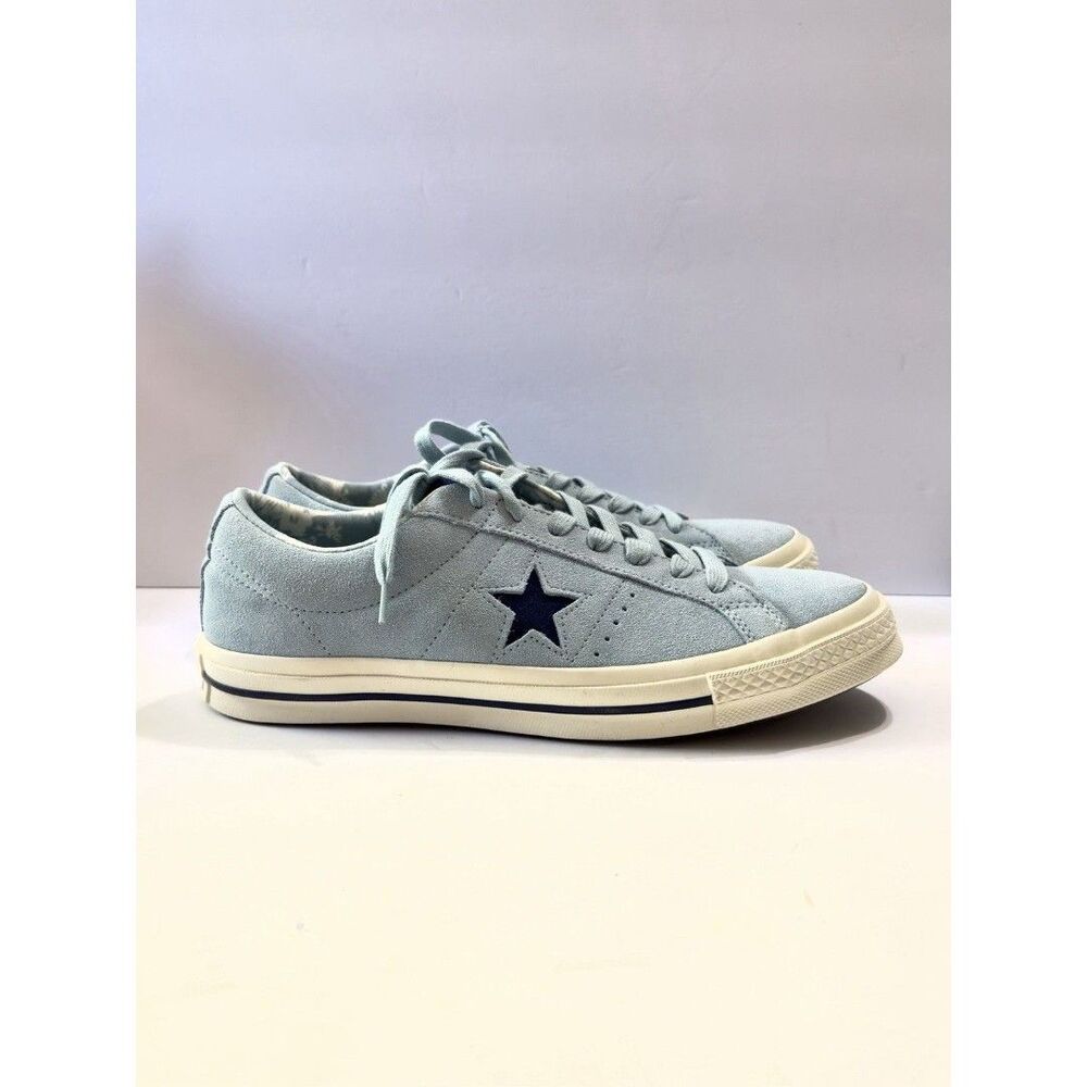 Converse Rare Blue Suede 1 Star Mens 10 / Women’s 12 Low Top Shoes NIB